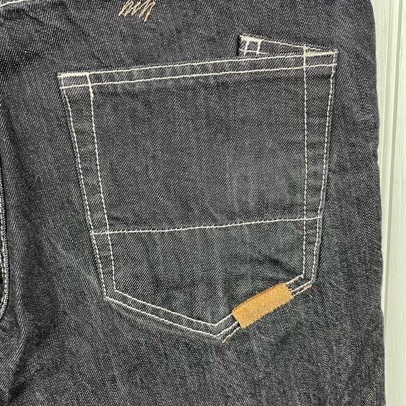 PRPS Rambler Multi-tone Dark Wash Black Denim Button Fly Jeans Men's Size 32 - Picture 5 of 11